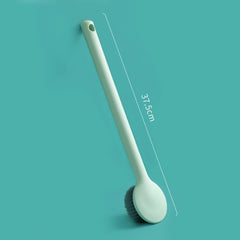 Home Long Handle Soft Hair Shower Brush, Mint Green, Cherry Pink, Ocean Blue, Ivory White