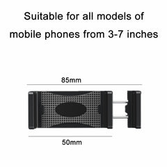 Double Chuck Rotary Multifunctional Cup Holder Mobile Phone Holder, Double Chuck Phone Holder