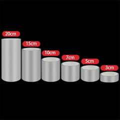 3cm x 3m Car Carbon Fiber Bumper Anti-Collision Strip, 20cm x 5m, 20cm x 10m