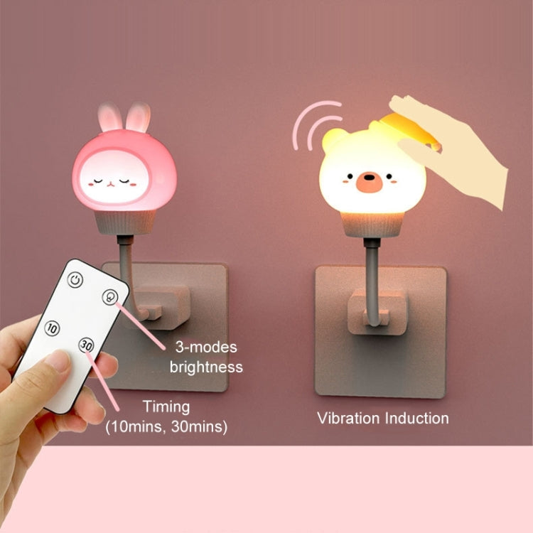 Cartoon USB Power Mini Night Light, Direct Plug-in, Remote Control Version
