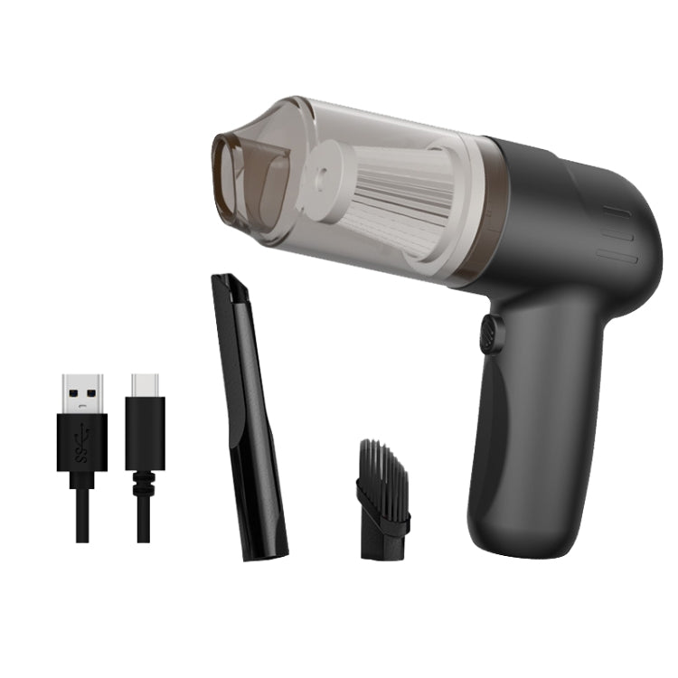 FL-8803 Portable Handheld Car Vacuum Cleaner, Style:, 3.7V Wireless Charging (Black), 3.7V Wireless Charging (White), 7.4V Charging Upgrade (Black), 7.4V Charging Upgrade (White), 12V Car Plug-in (Black)