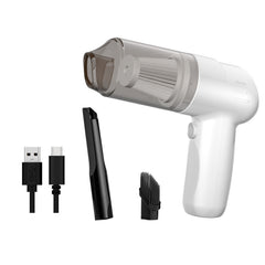 FL-8803 Portable Handheld Car Vacuum Cleaner, Style:, 3.7V Wireless Charging (Black), 3.7V Wireless Charging (White), 7.4V Charging Upgrade (Black), 7.4V Charging Upgrade (White), 12V Car Plug-in (Black)