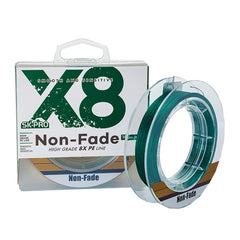 NON-FADE X8 150m 8 Code PE Pish Line, No. 0.8, No. 1.0, No. 1.2, No. 1.5, No. 2.0