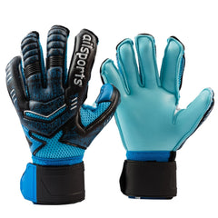 Ailsports ST5511 1 Pair Goalkeeper Thicken Latex Fingers Protection Gloves, 5, 6, 7, 8
