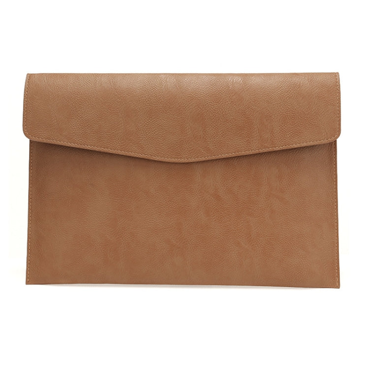 PU Leather Litchi Pattern Sleeve Case For 13.3 Inch Laptop, Style:, Single Bag (Light Brown), Single Bag  (Dark Brown), Single Bag ( Black ), Liner Bag + Power Bag  (Light Brown), Liner Bag + Power Bag  (Dark Brown), Liner Bag + Power Bag  (Black)
