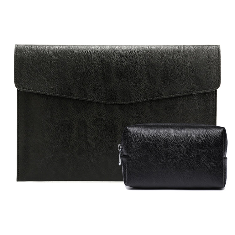 PU Leather Litchi Pattern Sleeve Case For 13.3 Inch Laptop, Style:, Single Bag (Light Brown), Single Bag  (Dark Brown), Single Bag ( Black ), Liner Bag + Power Bag  (Light Brown), Liner Bag + Power Bag  (Dark Brown), Liner Bag + Power Bag  (Black)