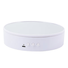 15cm Adjustable Speed Rotating Display Stand Props Turntable, White Mirror, Black Mirror, White Velvet, Black Velvet