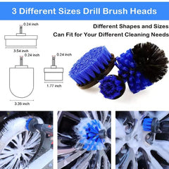 Multi-Function Cleaning Electric Drill Brush, 18 PCS