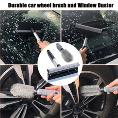 Soft Detail Brush Waterproof Car Wash Gloves, 11 PCS / Set