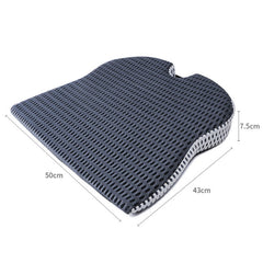 QFC040 U-shaped TThickened Memory Foam Car Seat Cushion, Black, Grey