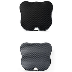 Thickened Breathable Memory Foam Car Seat Cushion, QFC047 Black, QFC047 Gray