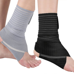 Outdoor Anti-sprain Bandage Compression Ankle Support For Men and Women, Compression Ankle Support (Grey), Compression Ankle Support (Black)