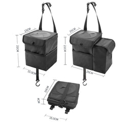 SN720 Car Multifunctional Trash Can Hanging Foldable Storage Bag, Style:, Trash Can
