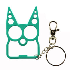 2 PCS 6 In 1 Multifunctional Keychain Zinc Alloy Bottle Opener, Black, Silver, Gold, Bright Green, Grass Green, Pink