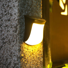 Solar Doll Wall Light Outdoor Garden Fence Decoration Waterproof Solar Light, White Light, Warm Light