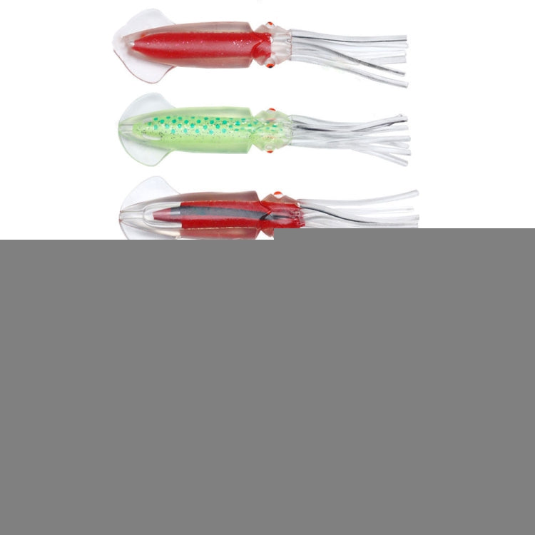 6 PCS / Bag HENGJIA SO1516 12cm / 15cm Colorful Octopus Fake Bait, SO1516