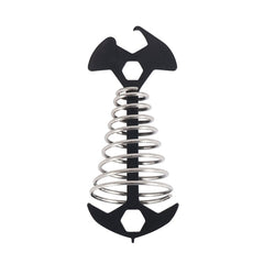 5 PCS 4 in 1 Outdoor Camping Fishbone Nail Spring Hook Wind Rope Buckle