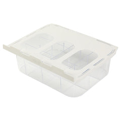 Home Wardrobe Drawer Type Underwear Socks Storage Box, With Partition (Transparent Grey), Without Partition (Transparent Grey), With Partition (Transparent), Without Partition (Transparent )