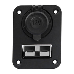 Andersen Panel Large Current Plug With 12V Cigarette Lighter Panel Combination, PA5403
