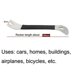 Car Stainless Ateel Audio Navigation Door Panel Crowbar, 2 PCS Stainless Steel