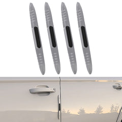 4 PCS Car Door Anti-Static Silicone Airbag Anti-Collision Strip, Black, White, Transparent