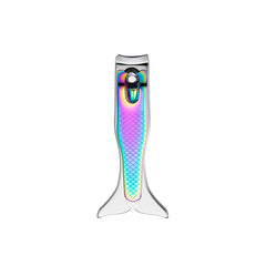 Small Color Titanium Nail Clipper Gradient Mermaid Handle Nail Clipper Nail Art Tool, 3 PCS Small, 3 PCS Large, 3 In 1