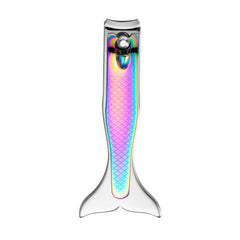 Small Color Titanium Nail Clipper Gradient Mermaid Handle Nail Clipper Nail Art Tool, 3 PCS Small, 3 PCS Large, 3 In 1