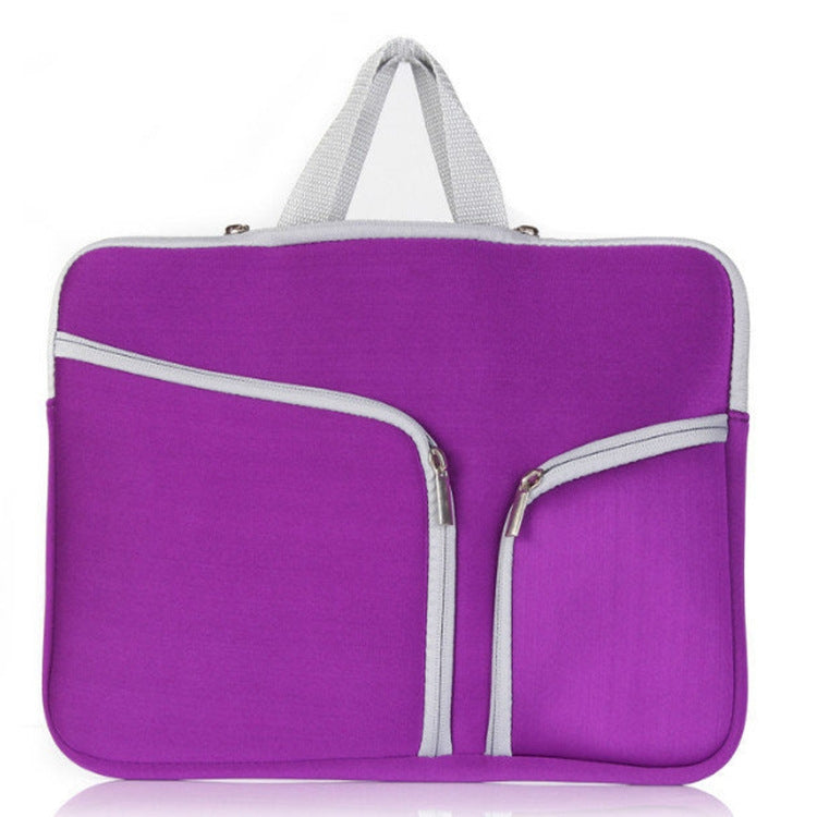 T228 Diving Material Computer Bag Multi-pocket Laptop Liner Bag, 17 Inch, 10 Inch, 15.6 Inch