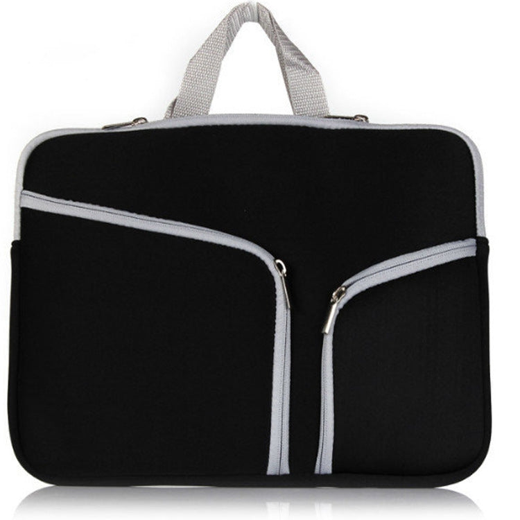 T228 Diving Material Computer Bag Multi-pocket Laptop Liner Bag, 17 Inch, 10 Inch, 15.6 Inch