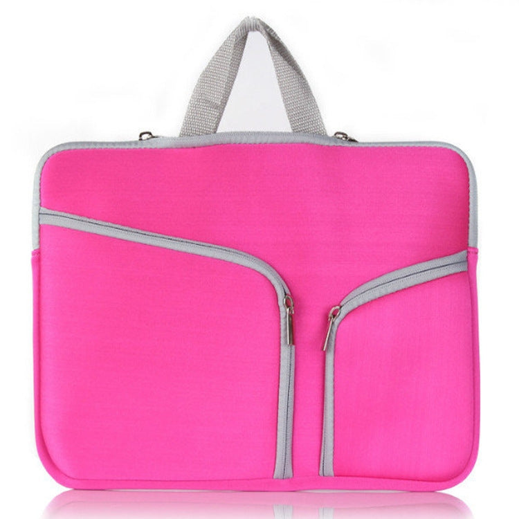 T228 Diving Material Computer Bag Multi-pocket Laptop Liner Bag, 17 Inch, 10 Inch, 15.6 Inch