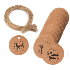 100pcs /Pack Kraft Paper Gift Tag With 20m Hemp Rope, L-01, L-02, L-03, L-04, L-05, L-06, L-07, L-08, L-09, L-10, L-11, L-12, L-13, L-14