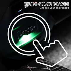 2 PCS Car USB Atmosphere Light LED Decorated Lighting Light, Colorful Adjustable