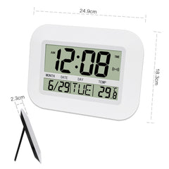 Household Big Screen Digital Electronic Alarm Clock Minimalist Living Room Mute Wall Clock