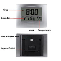 Home Big Screen Display Digital Electronic Wall Clock Living Room Temperature Clock, Anniversary Alarm