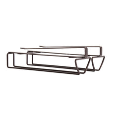 Free Punch Cabinet Wrought Iron Wine Glass Holder Upside Down Rack,Style:, Double Row, Three-row, Four-row, Lengthen Double Row, Single Row