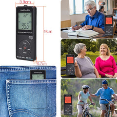 Mini Aviation Band Radio Can Set Automatic Shutdown FM, AM, AIR Radio, HRD-767