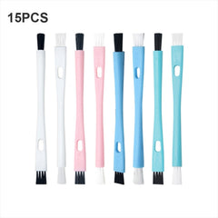 15 PCS Double-ended Cleaning Brush Coffee Maker Grinder Small Bristle Brush, Double-ended Cleaning Brush