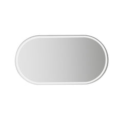 Sun Visor High-Definition Mirror Stainless Steel Makeup Mirror, Oval Small, Oval Large