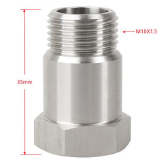 Car Oxygen Sensor Adapter Extended Joint M18x1.5, 2 PCS M18x1.5