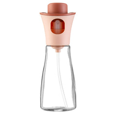 Large-caliber Press-type Cooking Barbecue Oil Spray Bottle, Pink, Blue, White