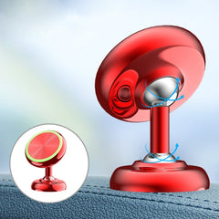 Car Aluminum Alloy Magnetic Mobile Phone Holder, Black (Luminous), Red (Luminous)