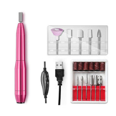 Aluminum Alloy Nail Grinding Machine USB Electric Nail Polish Remover, Nail Polish Remover(Gold), Nail Polish Remover(Rose Pink), Nail Polish Remover(Silver)