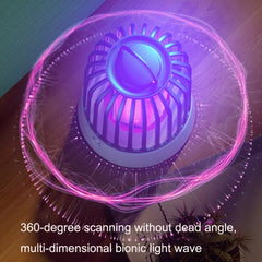 Outdoor Home USB Photocatalyst Mosquito Repellent, Direct Plug Gray