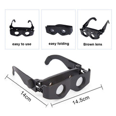 Fishing Binoculars HD Outdoor Magnifier Binoculars, 3X Only Telescope, 3X Telescope + Glasses Case