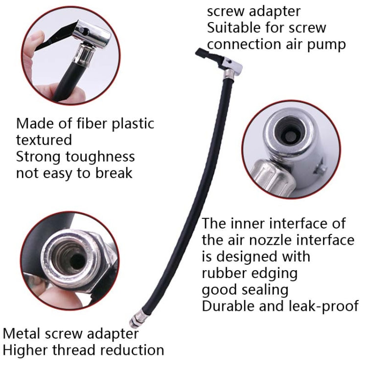 Inflatable Pump Schrader Valve Extension Tube Tire Fast Inflatable Mouth Extend Tube, Mouth Extend Tube