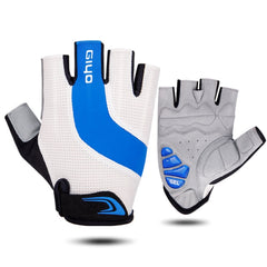 GIYO S-14 Bicycle Half Finger Gloves GEL Shock Absorbing Palm Pad Gloves, XXL