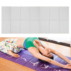 YM15C Portable Travel Thick Fold Yoga Pad Student Nnap Mat, Thickness:, 2mm (Pink), 3mm (Pink), 3mm (Gray), 5mm (Light Gray Print), 5mm (Light Blue Printed), 5mm (Orange Print), 5mm (Rose Red Print), 5mm (Purple Print), 5mm (Gray Print)                ...