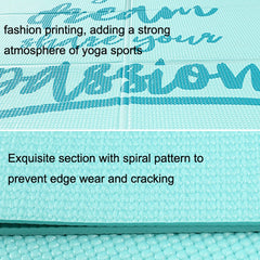 YM15C Portable Travel Thick Fold Yoga Pad Student Nnap Mat, Thickness:, 8mm (Gray)