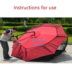 HY-0205 300 x 230 cm Outdoor Parasol Anti-mosquito Net Cover, Straight Rod Umbrellas, Banana Umbrellas, Square Umbrellas, Folding Tents