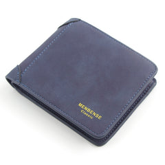 Menbense Matte Short Large Capacity Fashion Casual Adapter Male Wallet, Light Grey, Navy Blue, Black, Dark Gray, Light Brown